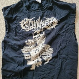 Coffinworm Cut Off T Shirt